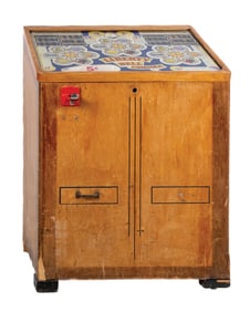 5¢ LIBERTY BELL CONSOLE SLOT MACHINE