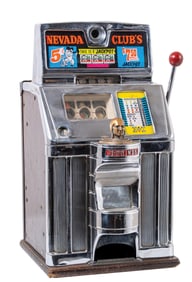 5¢ JENNING'S NEVADA CLUB "GOVERNOR" SLOT MACHINE
