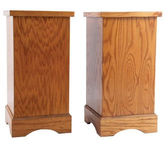 PAIR OF CONTEMPORARY SLOT MACHINE STANDS