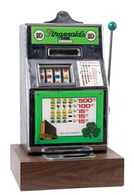 10¢ JENNINGS OPEN FRONT BABY BUCKAROO SLOT MACHINE