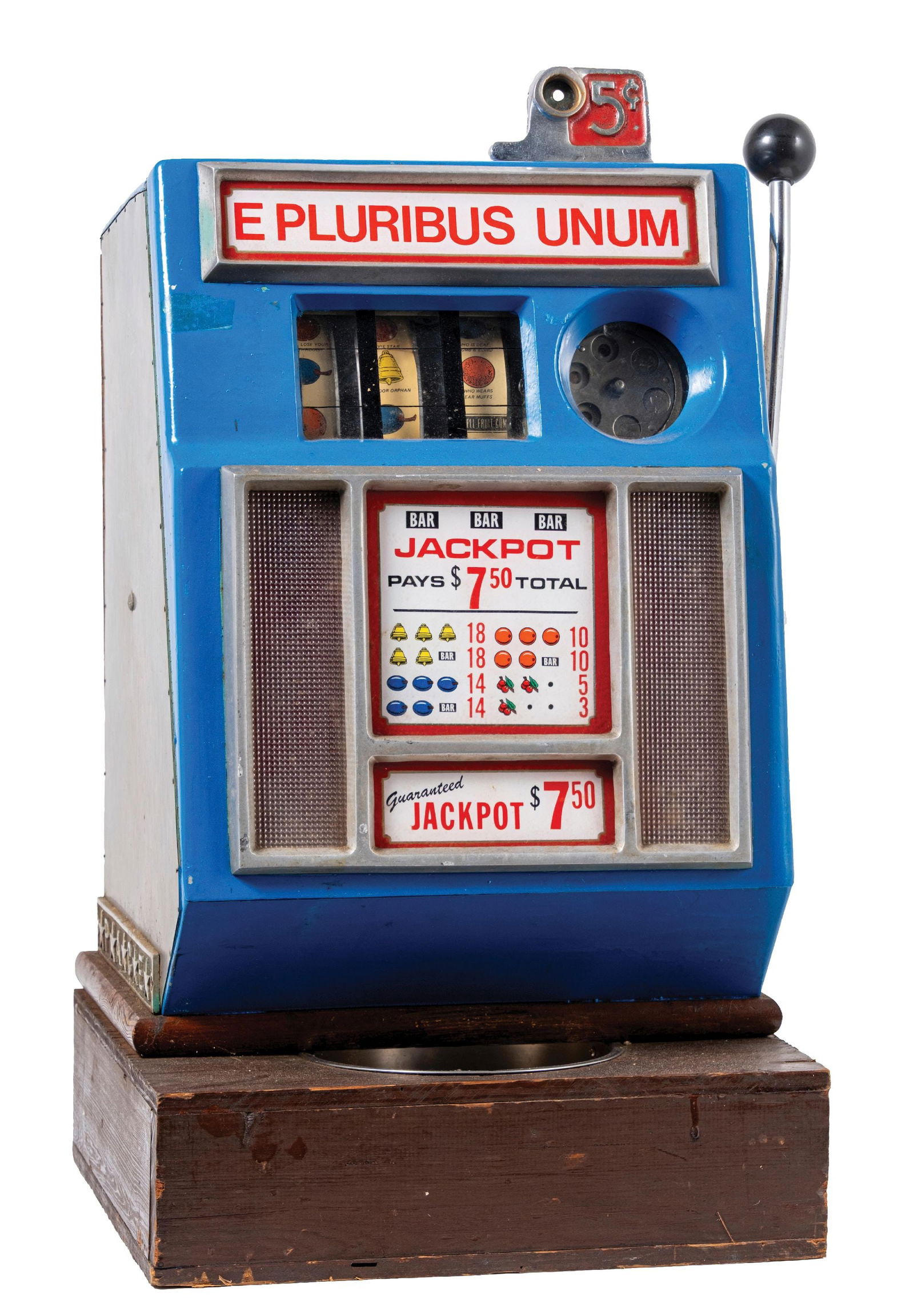 5¢ PACE OPEN FRONT SLOT MACHINE (1 of 6)