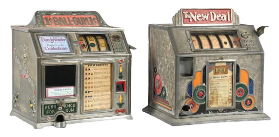 PAIR OF CAST ALUMINUM COUNTERTOP TRADE STIMULATORS