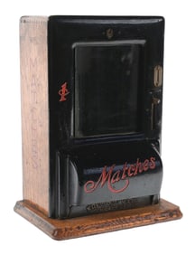 VINTAGE 1¢ BOOK MATCH VENDING MACHINE