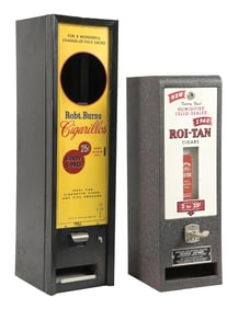 PAIR OF 25¢ CIGAR VENDING MACHINES