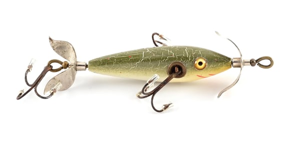 HEDDON ALL-BRASS 1904 3 HOOK MINNOW
