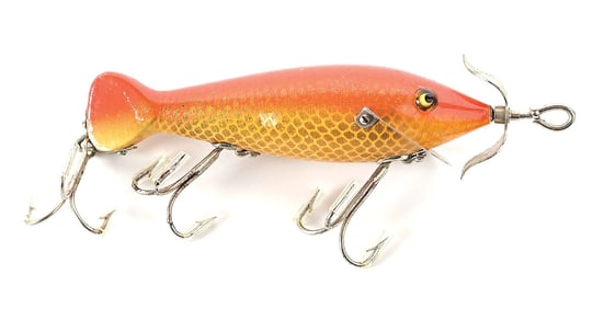 HEDDON SPINDIVER IN GOLDFISH SCALE