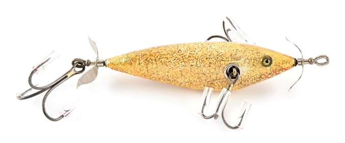 HEDDON 709 MUSKY MINNOW IN SILVER FLITTER