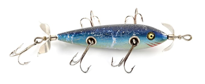 HEDDON 153 MINNOW IN BLUE BACK ALUMINUM