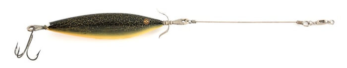 HEDDON COAST MINNOW IN GREEN CRACKLEBACK