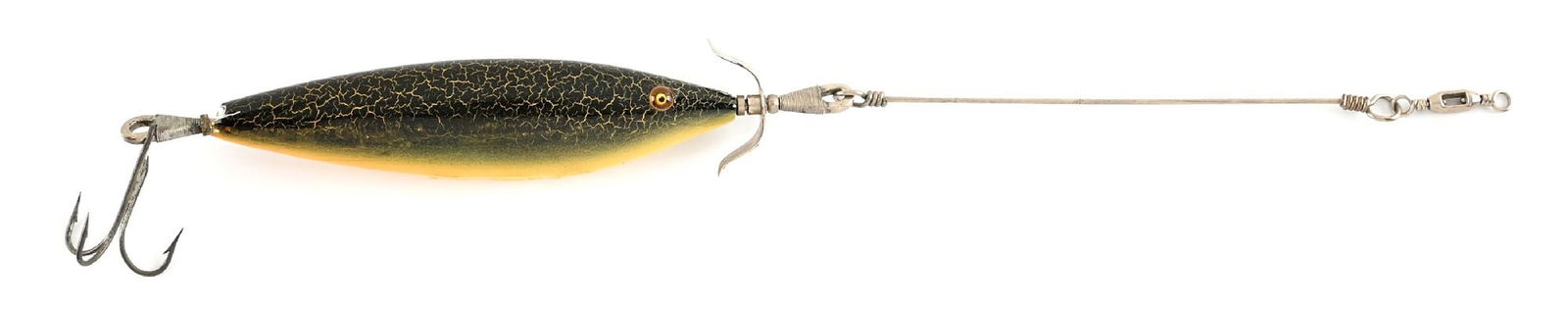 HEDDON COAST MINNOW IN GREEN CRACKLEBACK (1 of 5)