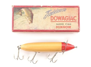 HEDDON 200SL LUMINOUS RED HEAD IN CORRECT BOX