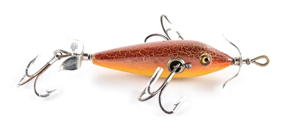 HEDDON 100 MINNOW IN SIENNA CRACKLEBACK