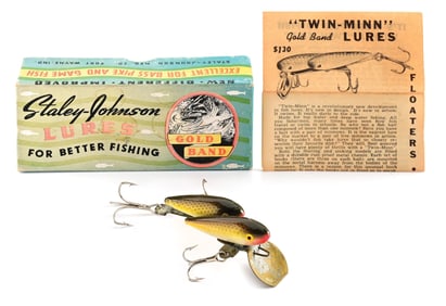 STALEY JOHNSON TWIN MINNOW IN GOLDEN SHINER