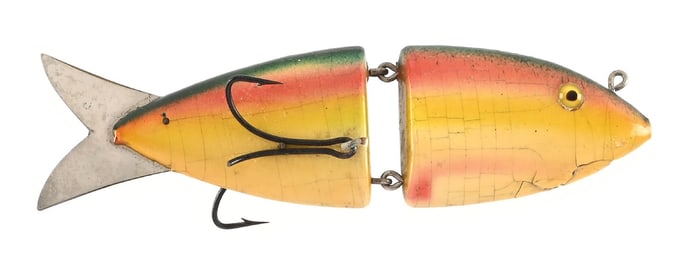 K&K MFG CO. ANIMATED MINNOW IN RAINBOW