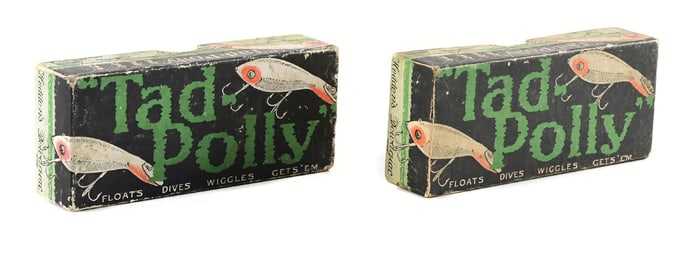TWO HEDDON TADPOLLY INTRO BOXES