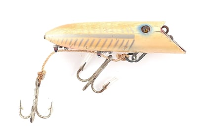 HEDDON “SILVER SALMON” RIGGED BASSER