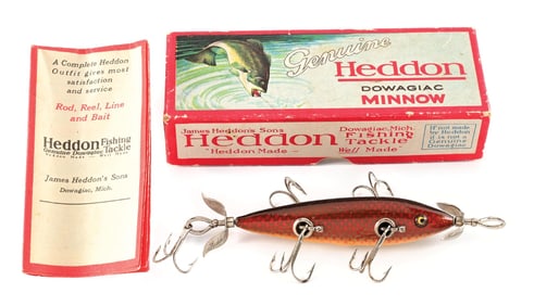 HEDDON 159H RED SCALE WITH BOX