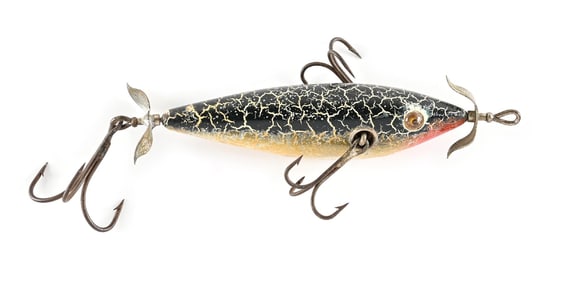 HEDDON SWAYBELLY MUSKY MINNOW IN FANCY BACK