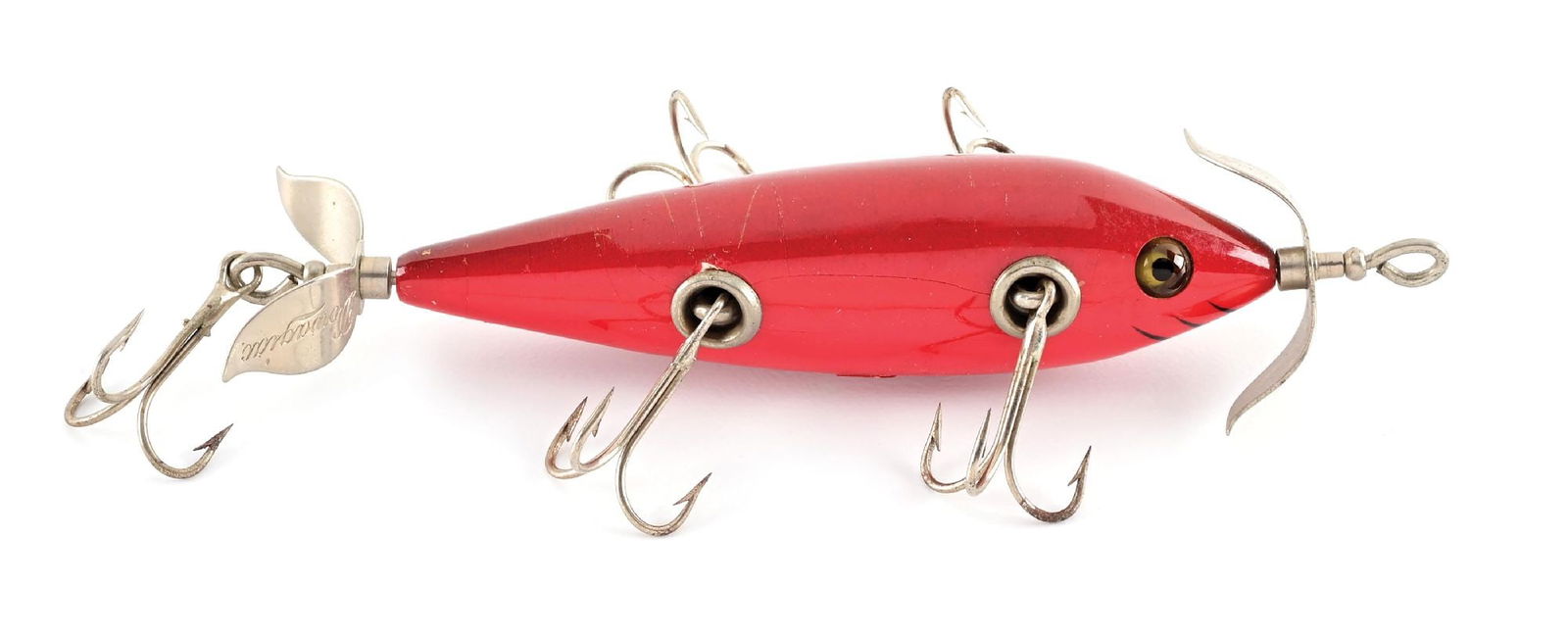 HIGH GRADE RED HEDDON 150 MINNOW (1 of 5)