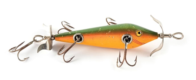 SHAKESPEARE “A” NOTCH FIVE HOOK MINNOW