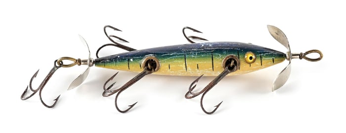 SHAKESPEARE RHODES NO 44 WOODEN MINNOW