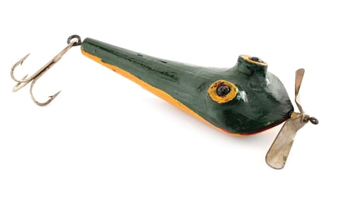 SPEER FROG IN YELLOW GREEN BACK