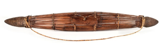 LARGE HAND-CRAFTED BAMBOO FISH TRAP