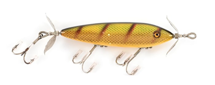 HEDDON FLIPPER IN PIKE SCALE
