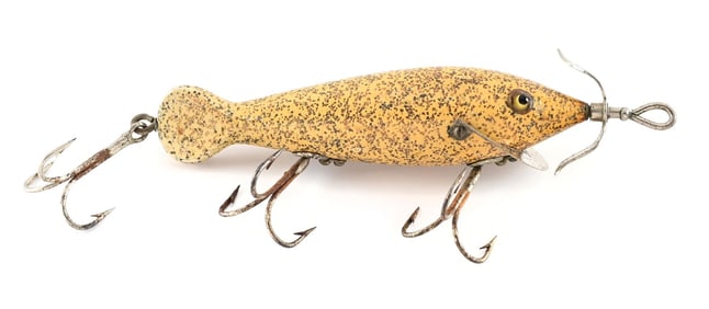 HEDDON 3000 SPINDIVER IN SPECIAL GOLD FLITTER