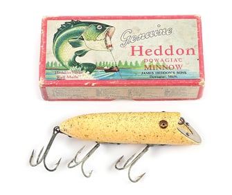 HEDDON BASSER IN SILVER FLITTER IN BOX