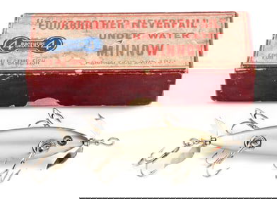 PFLUEGER FOURBROTHER-NEVERFAIL MINNOW IN BOX