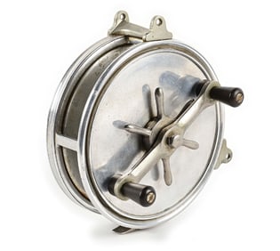 HARDY BROTHERS 9” DIAMETER FORTUNA REEL