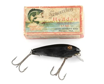 HEDDON RIVER RUNT IN SOLID BLACK