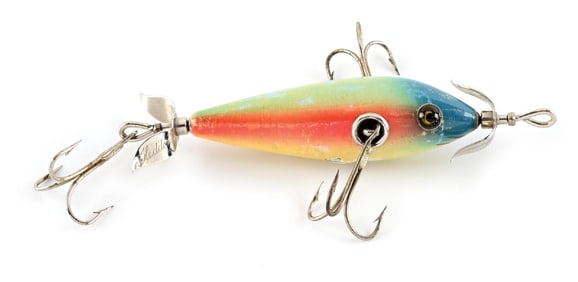 HEDDON MINNOW IN RARE VICTORY FINISH