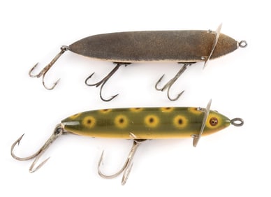 TWO RARE HEDDON 200 SURFACE LURES
