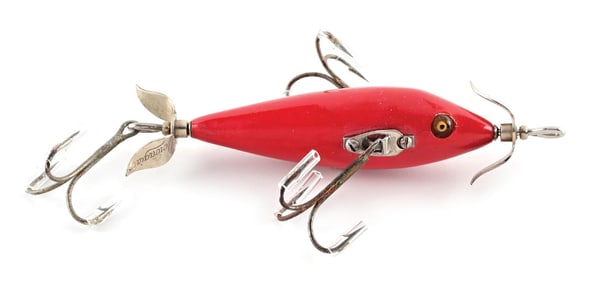 HEDDON 104 MINNOW IN RED