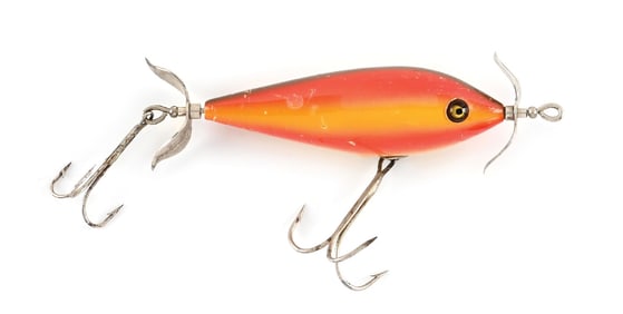EARLIER HEDDON 301 MINNOW IN RAINBOW