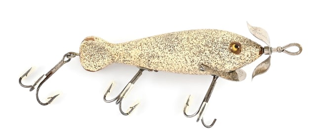 HEDDON SPINDIVER IN SALT FLITTER COLOR
