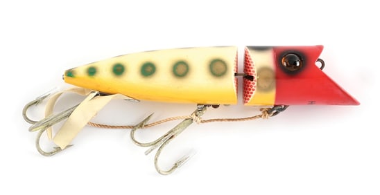 HEDDON KING ZIG WAG SPOTTED RED HEAD