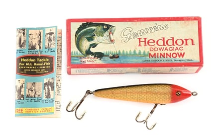 HEDDON ZARAGOSSA IN RED HEAD SHINER SCALE