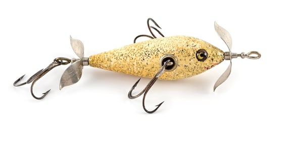 HEDDON 108 MINNOW IN GOLD FLITTER