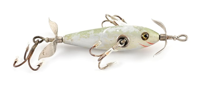 HEDDON MINNOW IN GREEN BACK ALUMINUM