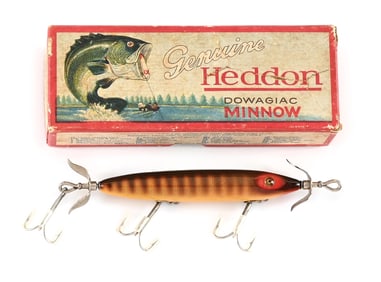BOXED HEDDON TORPEDO IN NATURAL SCALE