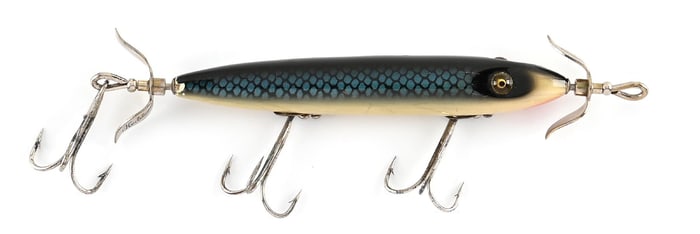 HEDDON TORPEDO IN BLUE SCALE