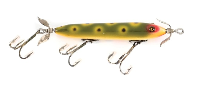 HEDDON TORPEDO IN SPECIAL-ORDER FROG SPOT