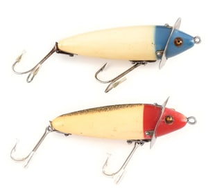 PAIR OF HEDDON 210 SUPER SURFACE LURES