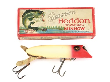 HEDDON KING BASSER IN RED & WHITE