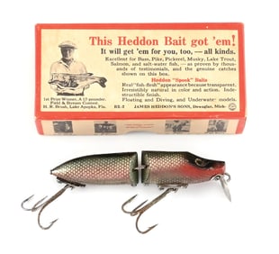 EARLY HEDDON JOINTED RIVER RUNT SPOOK IN DACE