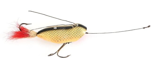 HEDDON WEEDLESS WIDOW IN SHINER SCALE