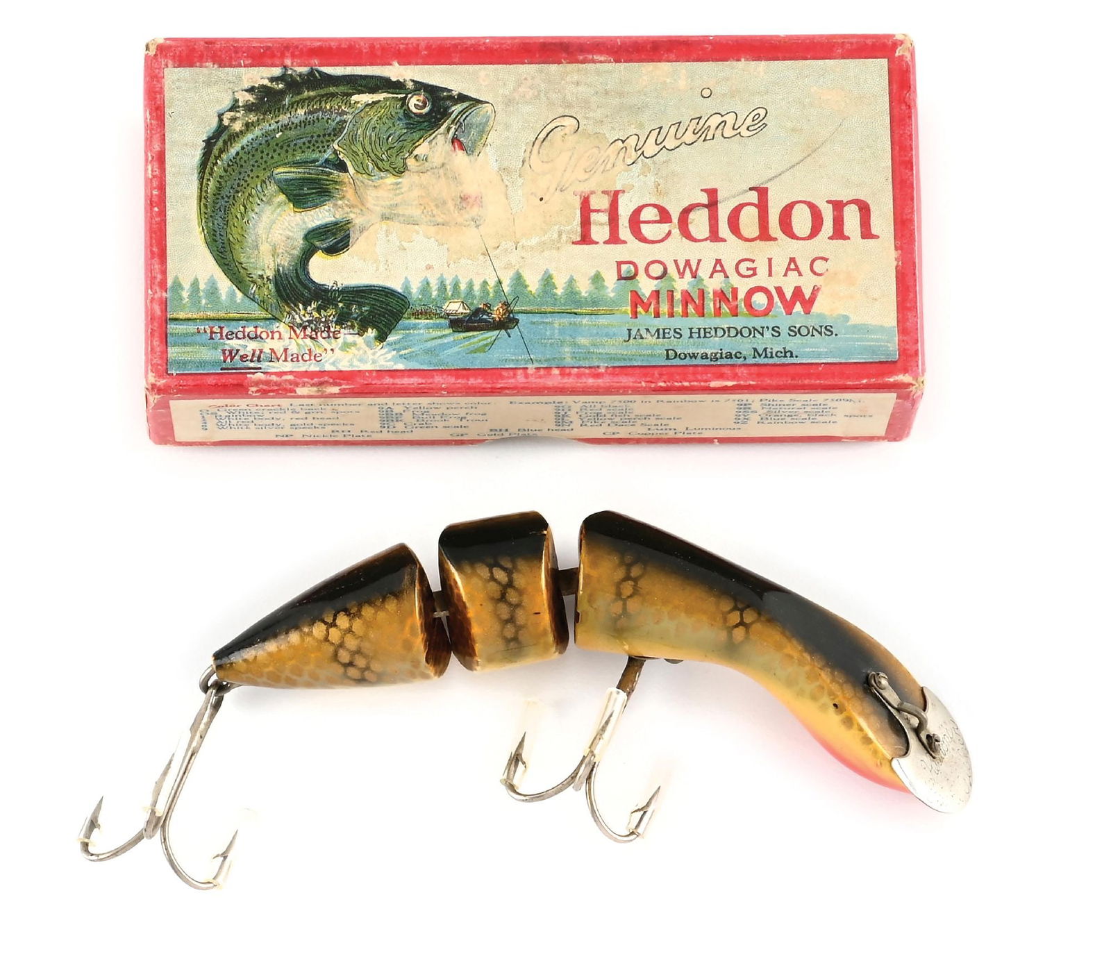 HEDDON GAMEFISHER IN PIKE SCALE IN BOX (1 of 7)